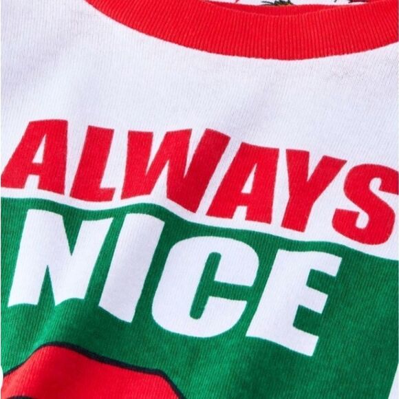 Nwt Christmas Unisex Boy or Girl The Grinch Dr. Seuss 2pc pajama set 100% cotton - Picture 6 of 7